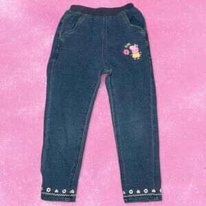 Blue Peppa Pig Jeans With Elastic Waistband